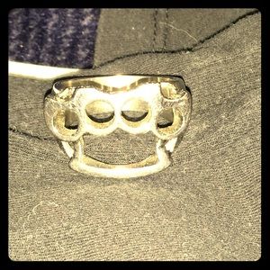 Brass knuckle Biker ring🕶